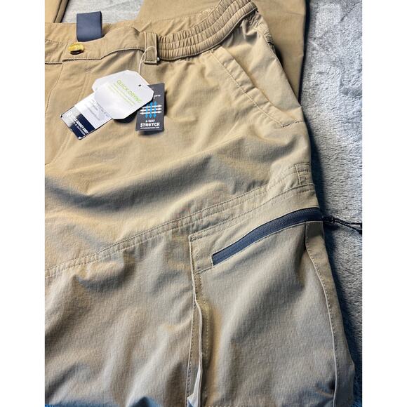 Little Donkey Andy Men's Quick Dry Cargo Pants Tan XL - Picture 5 of 10